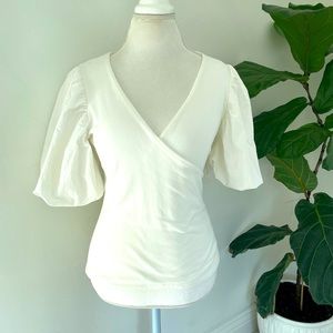 Maeve by Anthropologie puff sleeve top